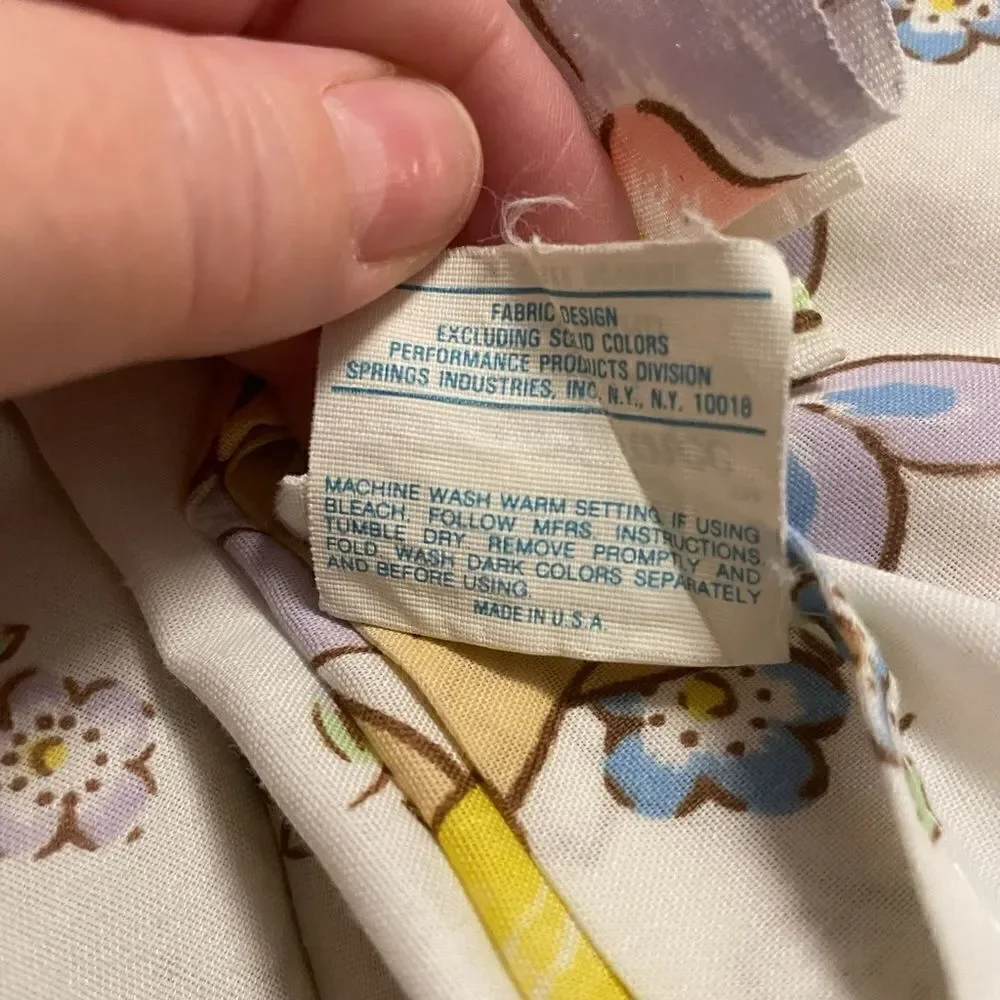 Vintage 80’s Cabbage Patch Kids 3 Piece Twin Sheet Set